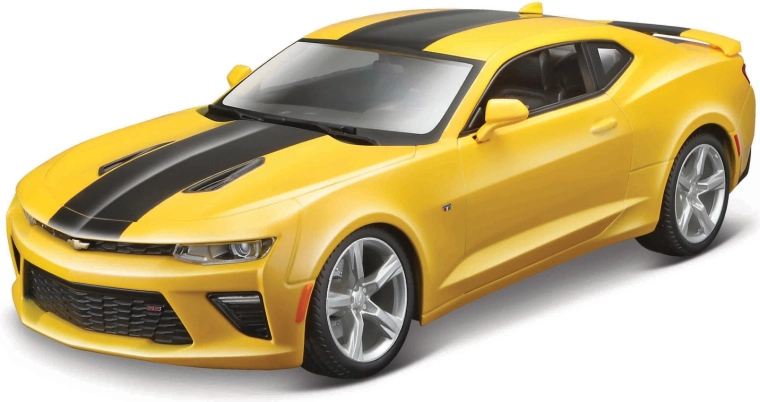 Maisto Chevrolet Camaro SS kovový model žltý 1:18