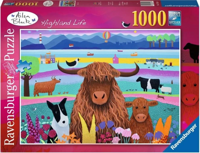 Ravensburger puzzle Život na Vysočine 1000 dielikov