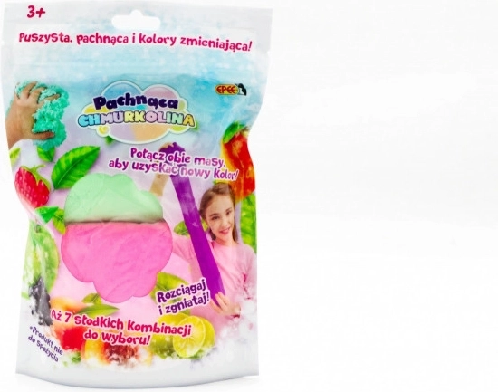 Vonná modelovacia hmota Chmurkolina 2×30 g – zmes farieb, malinová