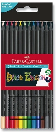 Pastelky Faber-Castell Black Edition 12 ks