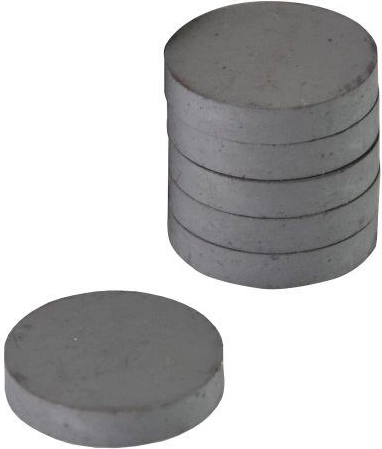 Super silné okrúhle magnety 22 mm, čierne (6 ks)