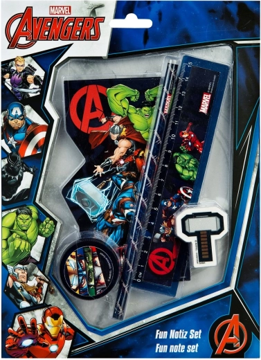 Avengers zábavná sada na písanie a poznámky – 5 dielov