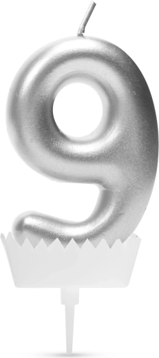Tortová sviečka číslo 9
