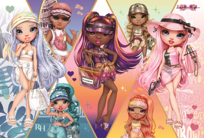 Puzzle 160 dielikov Rainbow High Veselé kamarátky