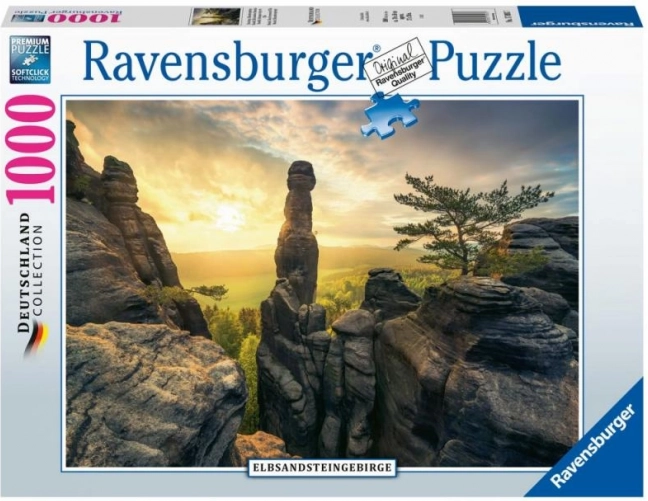 Puzzle Labe pieskovce za úsvitu 1000 dielikov RAVENSBURGER