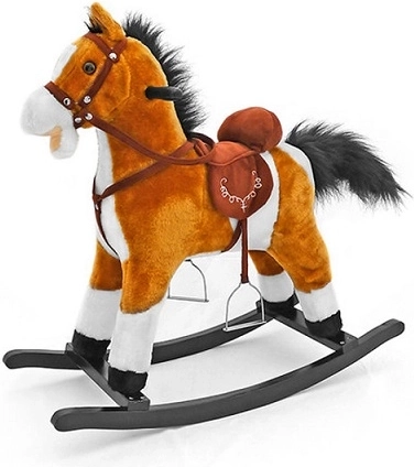 Milly Mally hojdací kôň Mustang svetlohnedý