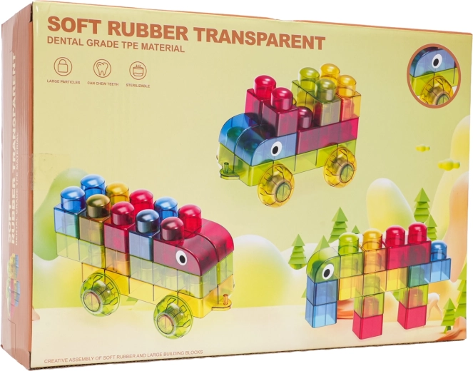 Mäkké gélové stavebné kocky 37 ks