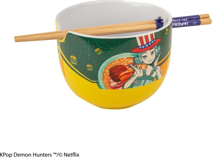 K-pop Demon Hunters ramen miska s paličkami – Zoey Hamburger