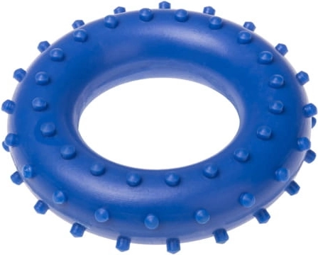 Rehabilitačný masážny krúžok s výstupkami 7,2 cm modrý
