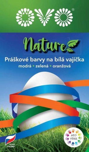 Ovo Nature pastelky – 3 farby (modrá, zelená, oranžová)