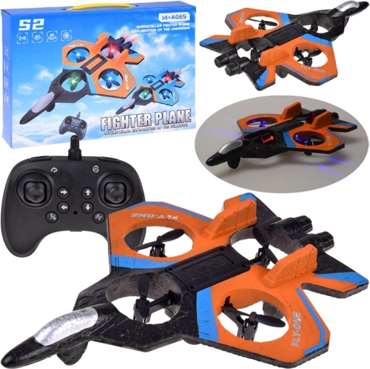 RC dron s LED osvetlením a 360° flipmi pre začiatočníkov