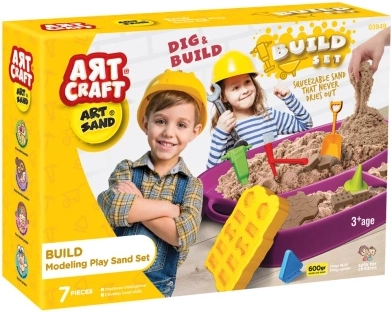 Art craft kinetický piesok – stavebná sada 600 g