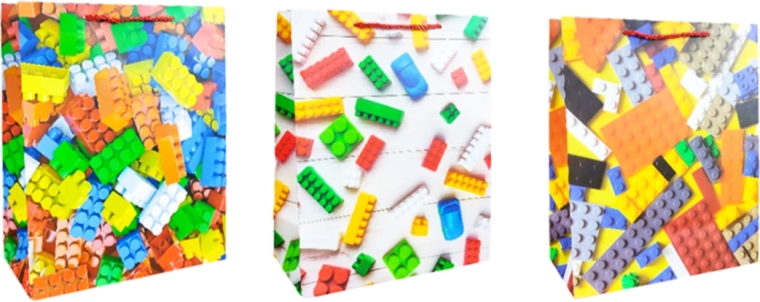 Darčeková taška veľkosť L – mix vzorov