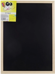 Obojstranná drevená tabuľa na maľovanie 40 × 30 cm