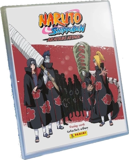 Panini Naruto Shippuden Akatsuki Attax zberateľské karty – štartovací balíček