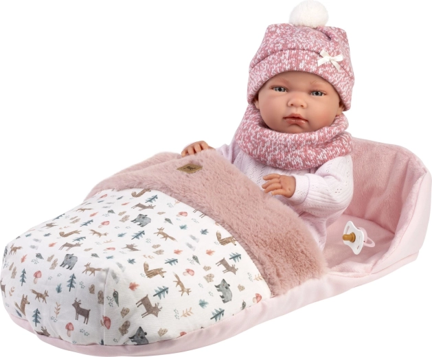 Llorens New born dievčatko realistická bábika bábätko 40 cm