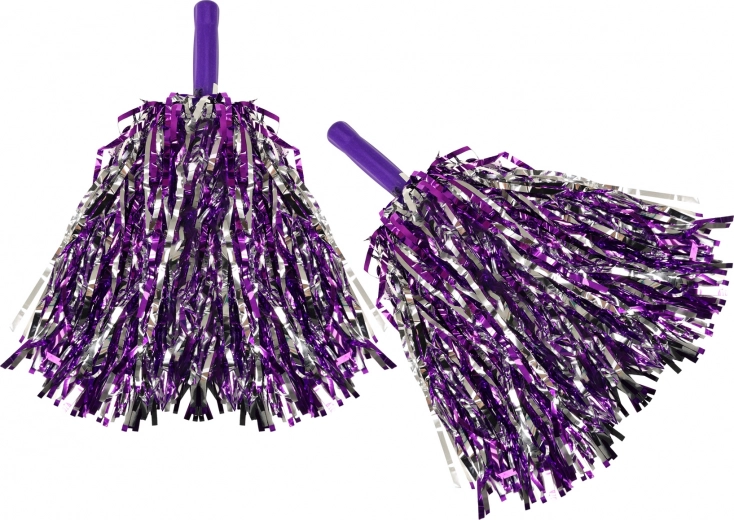 Mávatko pom-pom fialovo-strieborné