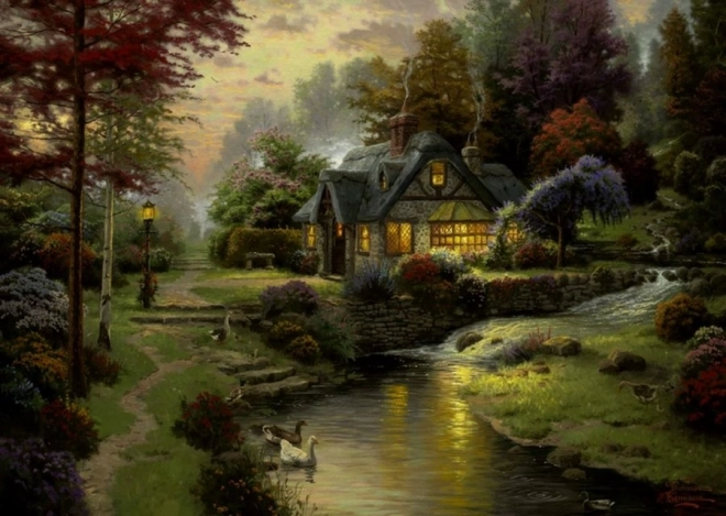 Puzzle Dom v Zátočine 1000 Dielov