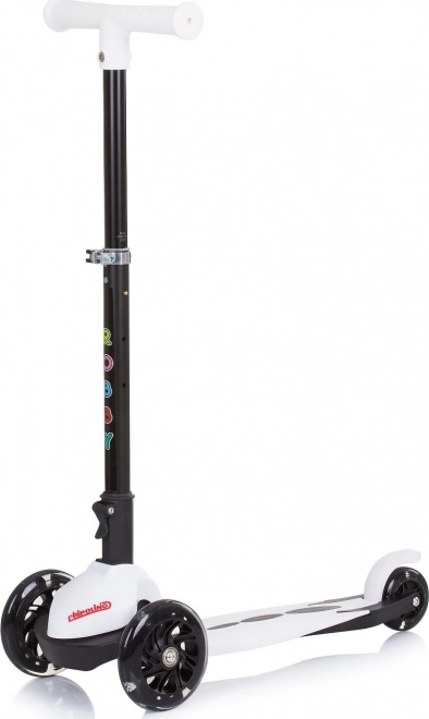 Kolobežka Chipolino Robby White s LED kolieskami