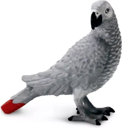 Safari Ltd. figúrka sivý papagáj - 1 kus