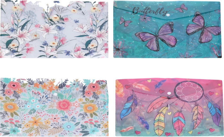 Zložka s drukom 24 × 16,8 cm – mix farieb