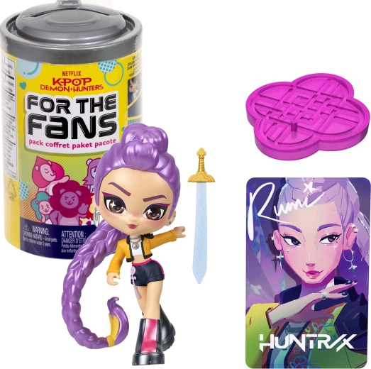 Mattel KPop Demon Hunters prekvapivá zberateľská figúrka s doplnkom a zberateľskou kartou (plechovka Soda Pop)