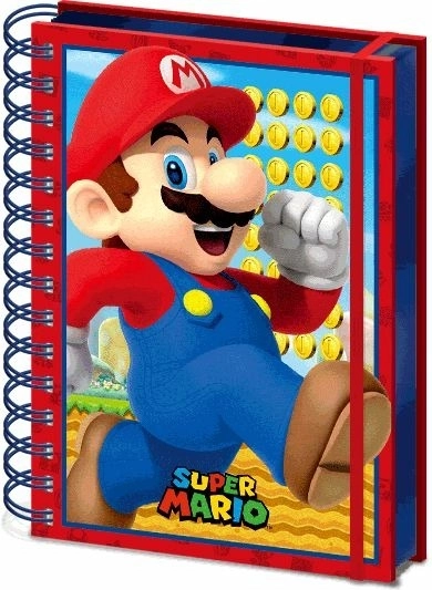 Zápisník A5 Super Mario