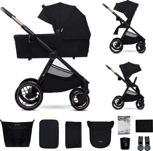 Kinderkraft kombinovaný kočík Nea 2 2v1 midnight black
