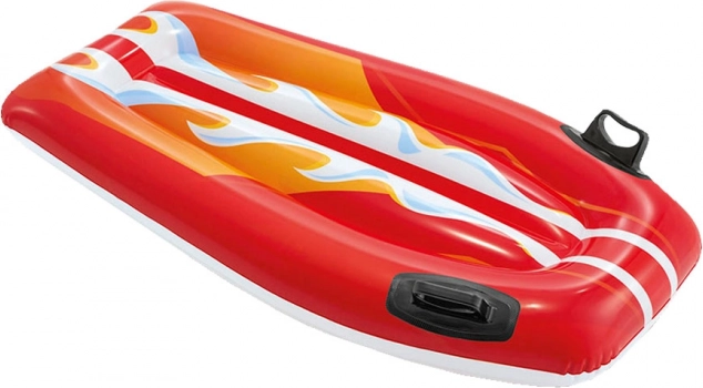 Nafukovacie prkno s držadlami pre deti červené INTEX