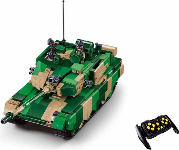 Stavebnica Sluban Tank ZTZ-99AS na diaľkové ovládanie