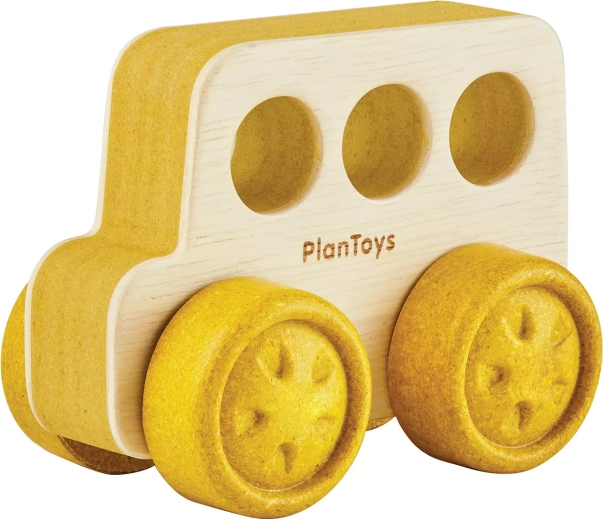 PlanToys drevené autíčko autobus pre najmenších - 1 kus