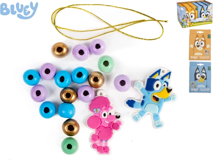 Bluey sada na výrobu náramkov a náhrdelníkov