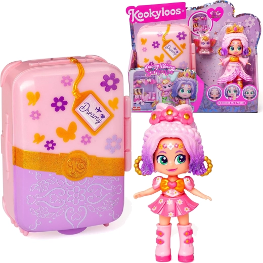 KookyLoos Dreamy Blossom kufrík s figúrkou a doplnkami