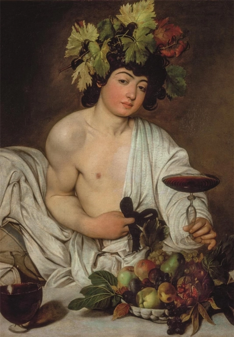 Puzzle 1000 dielikov Múzeum Caravaggio Bacchus
