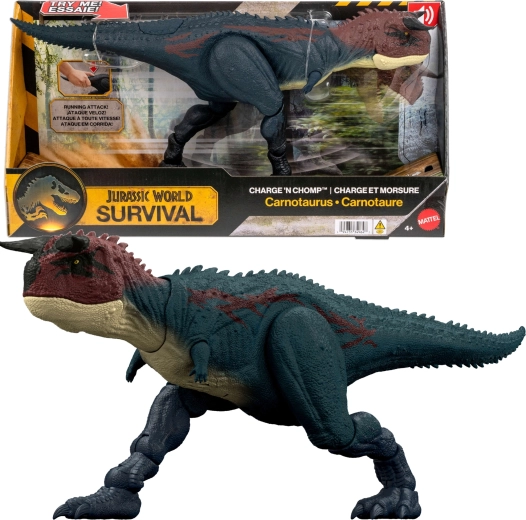 interaktívna figúrka dinosaurus Jurassic World Carnotaurus 20 cm so zvukmi