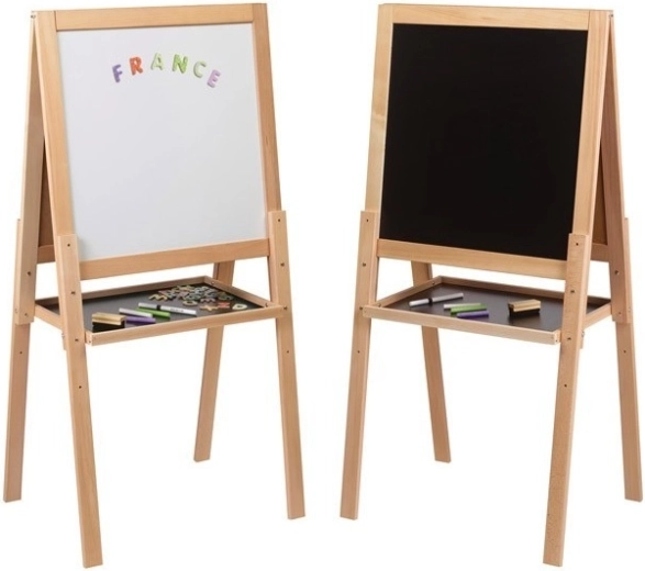 Jeujura drevená multifunkčná tabuľa 54 × 54 cm