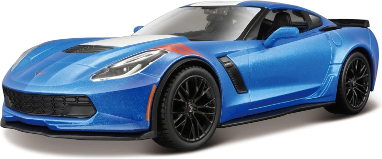 Maisto Corvette Grand Sport 2017 kovovo modrý model 1:24