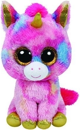 TY Beanie Boos Fantasia farebný maskot jednorožec 15 cm