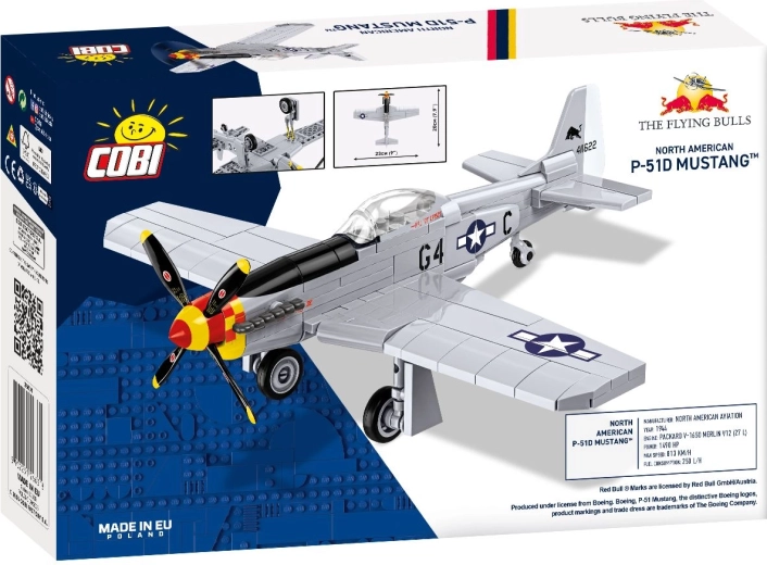 COBI P-51D Mustang Flying Bulls stavebnica lietadla 1:48