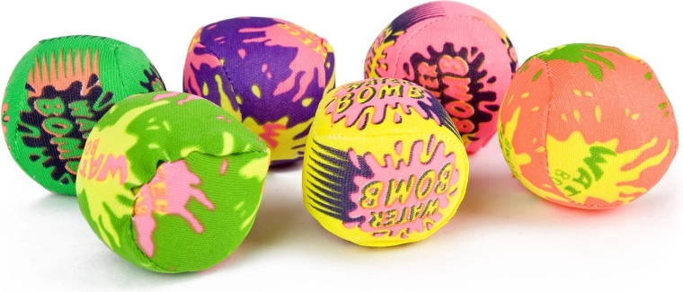 Vodné loptičky – vodné bomby 5 cm (6 ks)