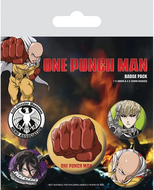 Sada odznakov One Punch Man