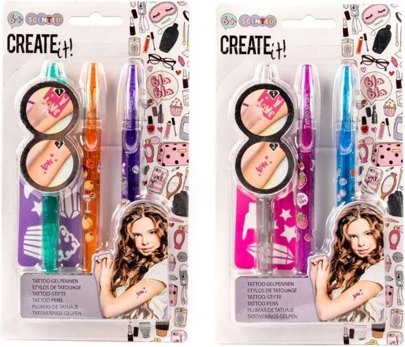 Create It! parfumované fixky na dočasné tetovanie