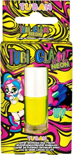 Tuban Tubi Glam detský lak na nechty neónovo žltý