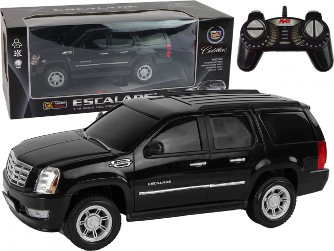 RC auto CADILLAC ESCALADE 1:16 so svetlami a zvukmi – čierne