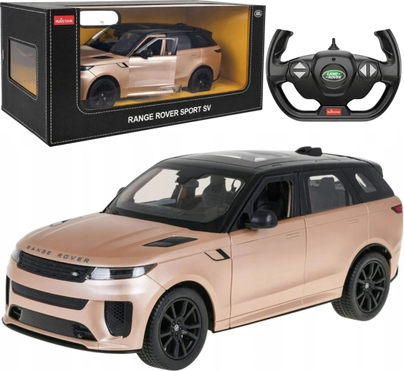 Rastar RC RANGE ROVER SPORT SV 1:14 zlatý model na diaľkové ovládanie