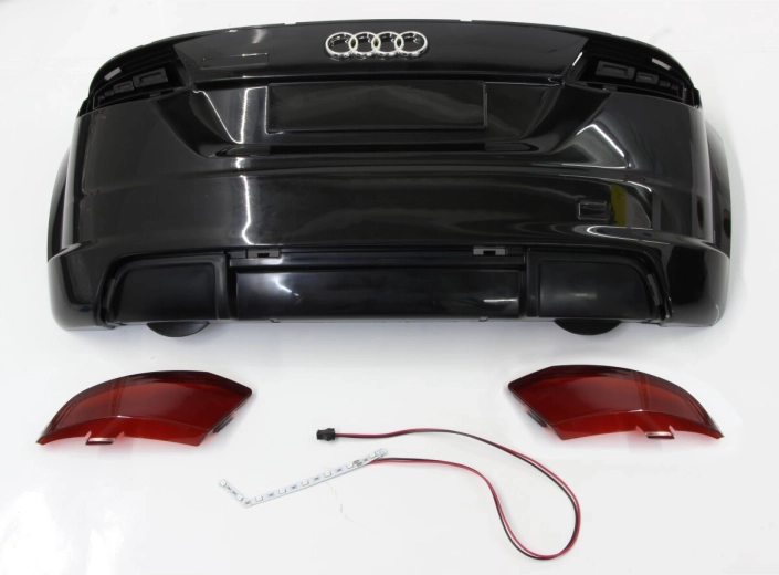 Zadný nárazník pre detské elektrické autíčko Audi TTRS – čierny – 1 kus