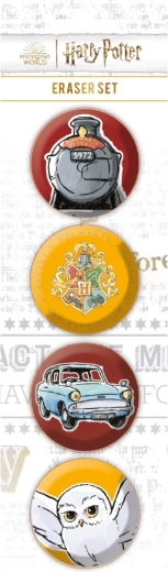 Harry Potter sada gúm – 4 ks