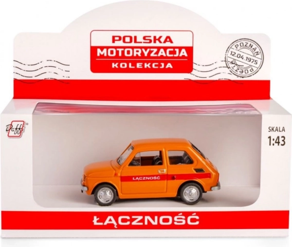 Kovový model FIAT 126p 1:43 – poštová edícia