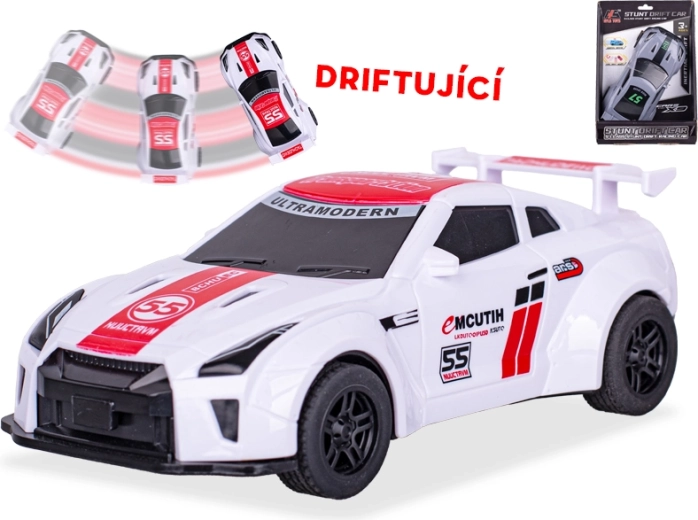 Driftovacie auto na zotrvačník 16 cm