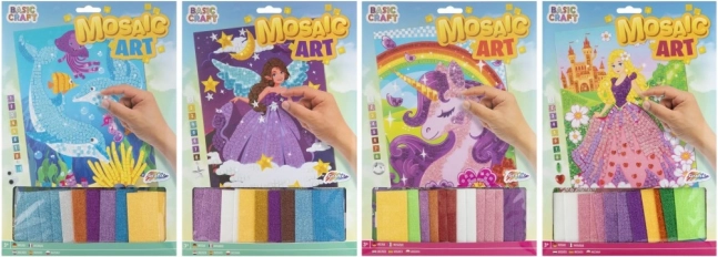 Grafix mozaikový obrázok Ružová princezná